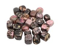 RUHTEUO Piedras caídas a Granel, espécimen de Grava, Cristales curativos, Gemas energía Cuarzo, Tanque Mineral, Acuario, jardín, decoración del hogar para Acuario Pequeños(Color25,100g)