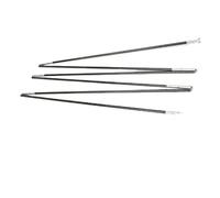 RUHTEUO Postes de Tienda 1 par de Postes for Carpa, Kit Repuesto Fibra Vidrio for, Accesorios for Exteriores(For 3-4 Tent)