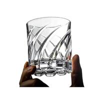 RUHTEUO Round Glass Drinkware Transparent Glacier Cocktails Drinking Mug Cup Juice Milk Cocktail Glasses Ideal para cócteles largos y sin alcohol