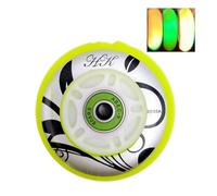 RUHTEUO Rueda Intermitente Rueda luz led Patines 90 A 8 unids/Set para Patinaje de Doble Fila en Interiores o Exteri(80 MM Flashing)