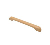 RUHTEUO Tiradores de madera tipo puente for armario, cómoda, tiradores puerta for armarios y cajones, muebles para armario(Beech-C192mm)