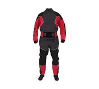 RUHTEUO Traje seco Traje Seco De Kayak 4 Capas For Hombre. Juntas Látex En Cuello Y Muñecas. Sobrefalda Ajustable. Neopreno con Cierre Velcro Traje seco de Kayak for Hombre(Red,L)