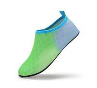 RUHTEUO Zapatos De Playa For Niños, For Nadar Descalzos, Secado Rápido, Suaves Y Ligeros, For Hacer Esnórquel para Hombres Mujeres, para Surf(W08-GuangLv,24 25)