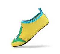 RUHTEUO Zapatos De Playa For Niños, For Nadar Descalzos, Secado Rápido, Suaves Y Ligeros, For Hacer Esnórquel para Hombres Mujeres, para Surf(W05-JiaoMaYellow,28 29)