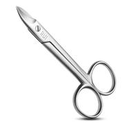 Rui Smiths Tijeras profesionales para uñas | Cortador de pedicura de acero inoxidable con bordes de corte microserrados, antideslizantes y asas largas para uñas duras, fabricado en Solingen, Alemania