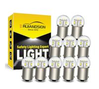Ruiandsion 10 bombillas LED 1156 24 V blanco BA15S 7506 3014 12SMD chips LED luces traseras LED de marcha atrás e intermitentes