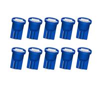 Ruiandsion 10 unids 194 bombillas LED azul 24 V 168 2825 T10 LED cuña bombilla reemplazo para puerta interior coche cortesía luces de matrícula