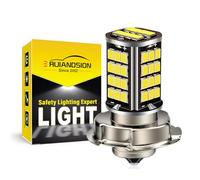 Ruiandsion 1pcs P26S LED Bombilla Motocicleta Faros DC 12V Super Brillantes 3030 56SMD Chipsets 6000K Blanco