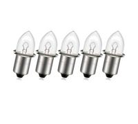 Ruiandsion 2.4V P13.5S - Bombilla halógena (5 unidades, para modelos, juguetes, aviones, luz blanca cálida, 360°, sin polaridad