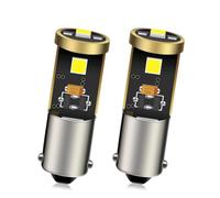 Ruiandsion 2 bombillas LED BA9S Canbus 12-24 V BA9 BA9S 53 57 1895 64111 superbrillantes 3030 3SMD chipset LED para puerta lateral de coche, luz de cortesía para mapa, color blanco
