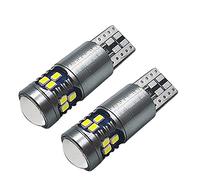 Ruiandsion 2 bombillas LED de 194 168 2825 W5W T10 cuña 12-24V 18SMD 2016 chipsets de bombillas LED de repuesto para interior de coche, domo, mapa, puerta de cortesía, luces de matrícula, color blanco