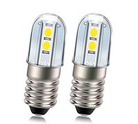 Ruiandsion 2 bombillas LED E10 blancas de 24 V 3030 4SMD chips LED para faros, linternas, linternas, bicicleta, luz de trabajo, sin polaridad