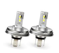 Ruiandsion 2 PCS P45T Bombilla LED de faro de motor R2 Luz de día en marcha 4000 lúmenes Super Brillante DC 12V -18V para faros de moto, Scooter, Faro delantero, Luz de día en marcha