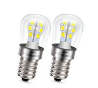 Ruiandsion 2 unidades E14 AC/DC 24 V LED Light Bulb T22C 2W 1200 Lumen Bombilla Edison pequeña rosca SES LED 6000K blanca para autocaravana, barco, lámpara solar