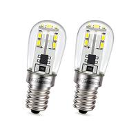 Ruiandsion Bombilla LED E12, 12 V, 24 V, 10-30 V, color blanco, 3014, 20 SMD, chipsets E12, casquillo de rosca, bombilla LED para máquina de hielo, dispensador de agua, lámpara de sal (2 unidades)