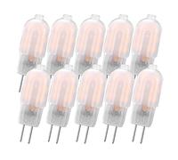 Ruiandsion Bombilla LED G4 de 12 V tipo JC, base de dos pines, repuesto de bombilla halógena de 20 W, 3 W 2835 12SMD, blanco cálido para iluminación de paisaje, iluminación debajo del gabinete