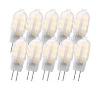 Ruiandsion Bombilla LED G4 de 12 V tipo JC, base de dos pines, repuesto de bombilla halógena de 20 W, 3 W 2835 12SMD blanco para iluminación de paisaje, iluminación debajo del gabinete (paquete de 10)