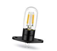 Ruiandsion Bombilla LED para Microondas Z187/T170-240V 25W Luz Amarilla - Base con Terminales Rectos - Reemplazo Universal para Lámpara de Horno Microondas
