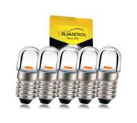 Ruiandsion Lámpara LED amarilla E10 de 4,5 V para señales de salida de emergencia, paquete de 5