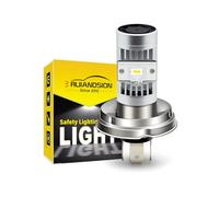 Ruiandsion P45T R2 H5 - Bombilla LED LED para motocicleta, CA 6 V-24 V, 6 V, 12 V, color blanco superbrillante, chips CSP 2SMD, haz alto y bajo para luz delantera de coche, sin polar, paquete de 1