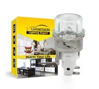 Ruiandsion W03 - Bombilla halógena E14 de repuesto de 230 V, 25 W, alta temperatura, 500 °C, tamaño compacto, para horno integrado, blanco cálido (paquete de 1)