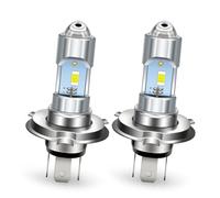 Ruiansion - 2 bombillas LED delanteras H4 de 6 V, haz doble alto y bajo, 6000 K, color blanco, chip 3570 para refrigerador para automóviles y motocicletas