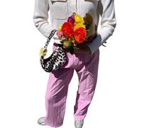 RUIBBWAN Y2K - Pantalones de descanso de pierna ancha a rayas para mujer, ajuste holgado, cintura elástica, pantalones de rayas a cuadros, pantalones para salir, Pantalones a rayas Y2k para mujer,