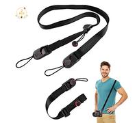 Ruicaifu 2pcs Correa de Cámara Universal, Cinta para Cámara Ajustable con Liberación Rápida (1 Cuerda de Mano+1 Correa de Hombro)