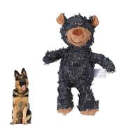 RUICUBEI Indestructible Bear Strong Bear,Indestructible Perro Juguete Indestructible para Mascadores Agresivos,Juguete para Perro Mascotas (Denim Azul, Medio)
