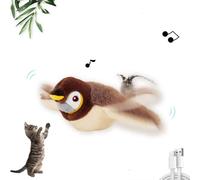 RuiDay Flapping Bird Toy Cat, Flappy Bird de Juegos para Gatos, Flying Birds Juegos Interactivos para Gatos, Pájaro para Gatos que se mueve, Juguetes para Gatos Pájaro en Movimiento (1 unidad)