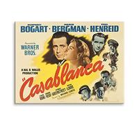 RuidoRosa Cuadro Lienzo Casablanca sobre Bastidor de Madera, Listo para Colgar (75x50)