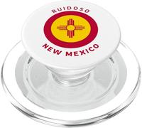 Ruidoso New Mexico NM Flag Zia - Recuerdo de Vacaciones PopSockets PopGrip para MagSafe
