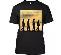 RUIdrSEDFG Echo & The Bunnymen Songs to Learn & Sing English Logo T-Shirt S-3XL Black L