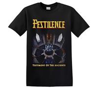 RUIdrSEDFG Pestilence - 'Testimony of The Ancients' T-Shirt Black 3XL