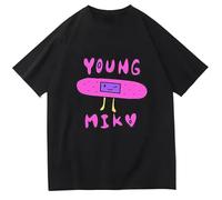 RUIdrSEDFG Singer Young Miko T Shirts Black XL