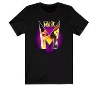 RUIdrSEDFG The Mask Movie Men's Black T-Shirt Size S to 3XL Black L