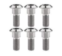 Ruifu Titanio M8 Rotor de freno de disco Gr5 Ti Tornillos 20 22 30 33 mm para motocicleta Yamaha Suzuki (Pack de 6) (Titanio, M8x22mm)