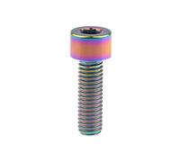 Ruifu - Tornillo Allen de cabeza cilíndrica DIN912, M8, titanio, Gr5, para motocicleta o bicicletas, en tamaños de 20, 25, 30, 35, 40, 45, 50, 60 y 70 mm, arco iris, M8x25mm