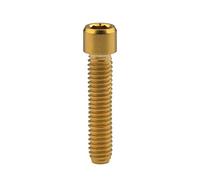 Ruifu Tornillos de ajuste H/L para desviador delantero M4 x 10 13.5 15 20 25 mm (M4 x 25 mm, oro)