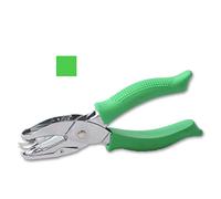 RUIFYRAY Paquete de 2 mini perforadoras de mano de un solo agujero de 1/4 y 1/8 pulgadas para papel de manualidades, manualidades, color plateado, capacidad de 8 hojas, suministros de oficina y hogar