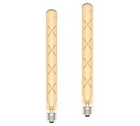 Ruihua 2 Paquete T30-300mm Bombilla de Filamento LED de Tubo Largo E27 8W No Regulable Bombilla de Luz Vidrio Ámbar Blanco Cálido 700LM(Equivalente a una Lámpara Halógena de 70W)