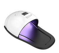 Ruihua 2in1 Máquina de lámpara de uñas UV/LED 48W Secador de uñas Nueva versión para curar uñas de los pies y uñas de los dedos, Curado de uñas Profesional de LED rápidamente (Enchufe Británico)