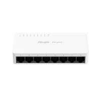 Ruijie Switch Reyee no administrable de 8 puertos Fast Ethernet | Plug & Play, compacto, 3 años de garantía RG-ES08F