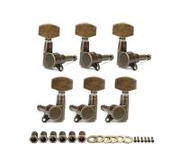 RuiJOTWAT 6 piezas 3R 3L clavijas de afinación para guitarra acústica, clavijas de bronce