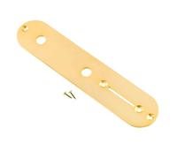 RuiJOTWAT Cubierta de placa de control de guitarra eléctrica TL Placa de circuito de guitarra eléctrica TL con 2 tornillos para Fender Telecaster negra