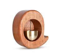 RuiJOTWAT El dueño de la tienda de chips de viento de madera abre el timbre, decora el refrigerador con el timbre de la puerta de madera, campana de madera maciza con forma de ballena