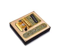 RuiJOTWAT Juego de pastillas para Telecaster Antiquity Control Line para mástil y puente Gold