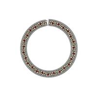 RuiJOTWAT Partes de incrustación de cuerpo de guitarra acústica clásica de madera con orificio de sonido circular de roseta