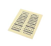 RuiJOTWAT Pegatinas de escala musical para guitarra, mástil de guitarra, mapa de notas, diapasón, pegatinas para trastes, etiquetas, calcomanías, aprender a tocar el diapasón