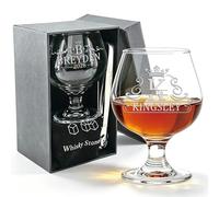 Ruilidesg Juego de vasos de whisky con grabado personalizado - Vasos de whisky personalizados con caja de regalo para bourbon, whisky escocés, tequila, armañac, ron y cerveza